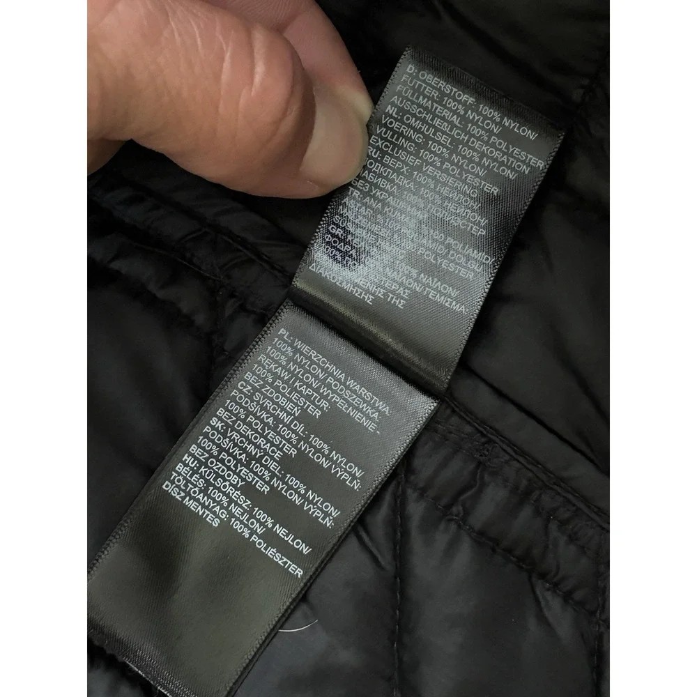 The North Face ThermoBall Trekker Vest Small Quilted Puffer Black Men's nf0a3lhd